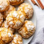 Vegan Pumpkin Crinkle Cookies