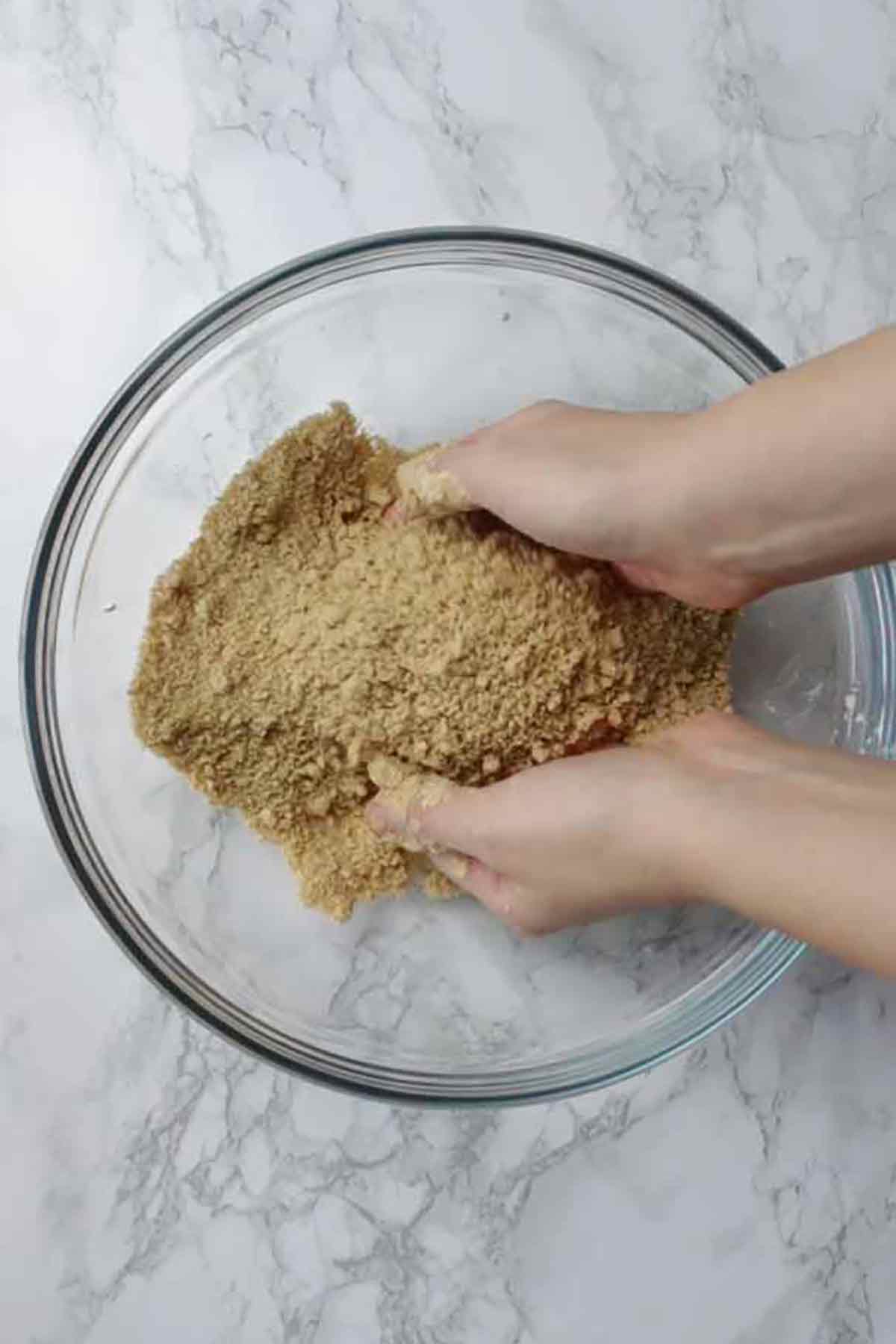 Crumble Mixture In A Bowl