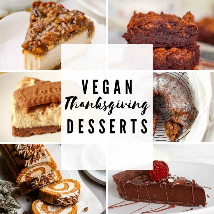 30 BEST Vegan Thanksgiving Desserts - BakedbyClo | Vegan Dessert Blog