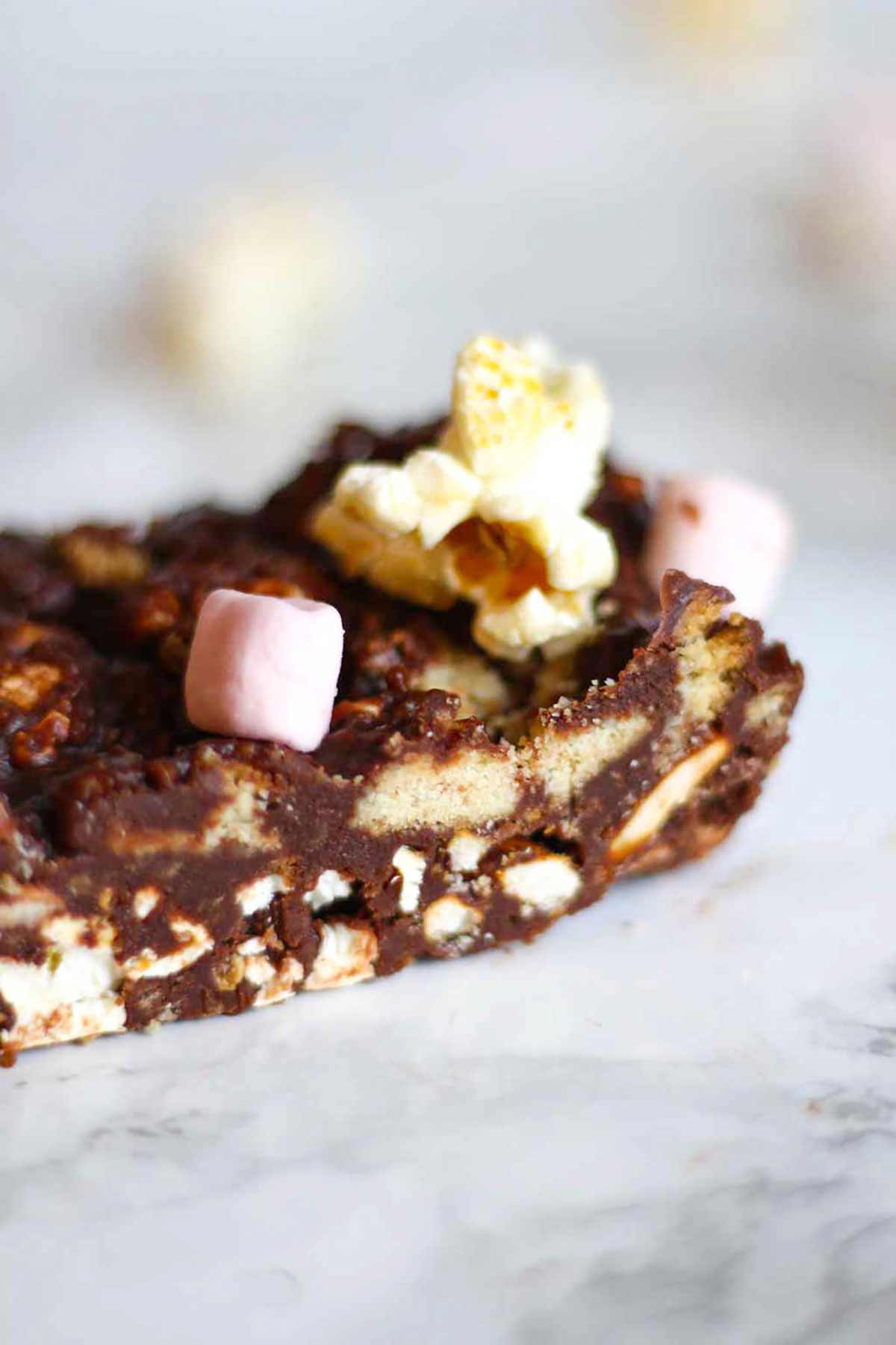 Slice Of Vegetarian Rocky Road