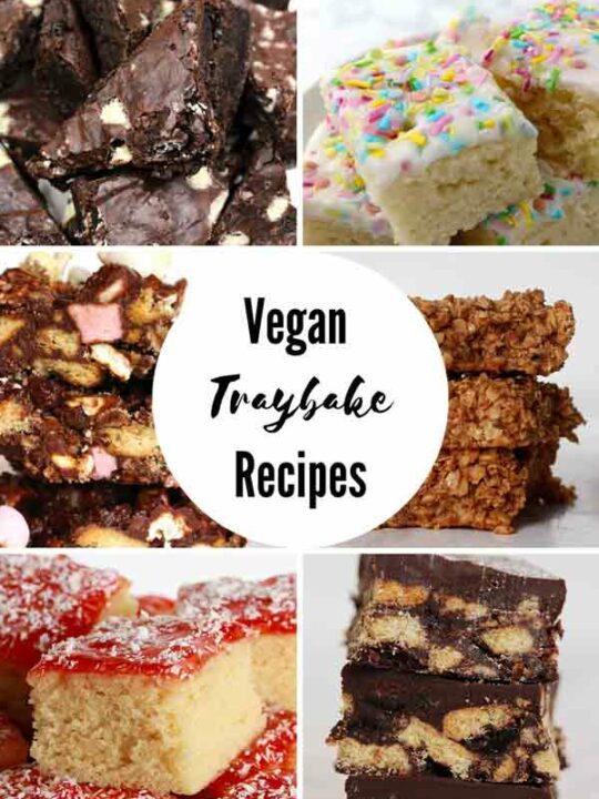 Thumbnail With Vegan Traybake Desserts