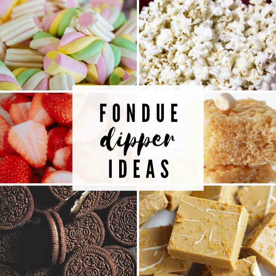 17 Chocolate Fondue Dipping Ideas BakedbyClo Vegan Dessert Blog   6 Images Of Different Fondue Dipper Ideas 960x960 