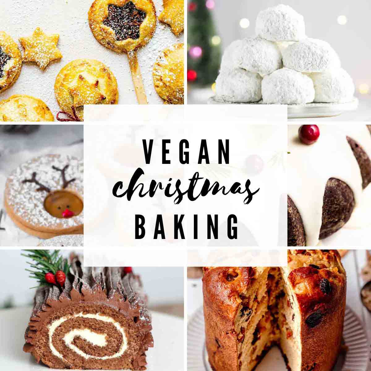 6 Images Of Vegan Christmas Baking Desserts