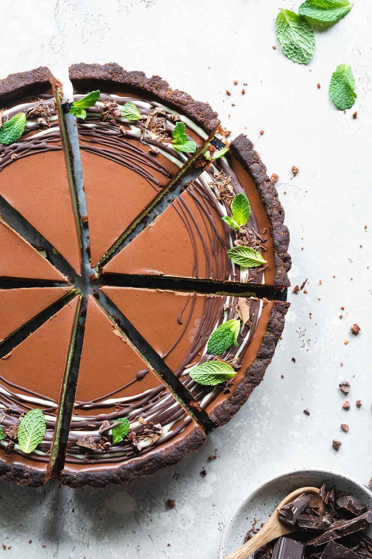 Chocolate Mint Tart Recipe