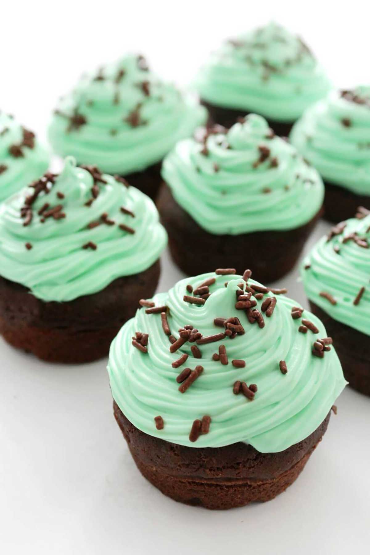 Mint Chocolate Cupcakes