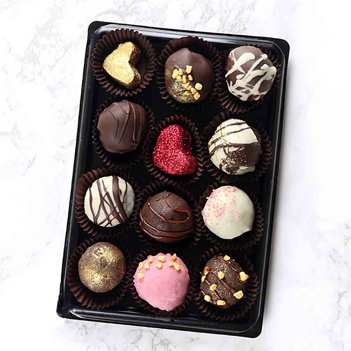 A Box Of Dairy Free Chocolate Truffles