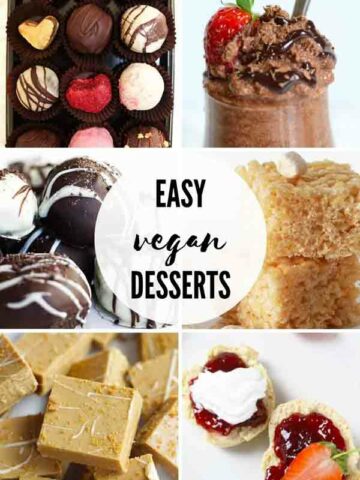 Images Of 6 Different Desserts With Few Ingredients