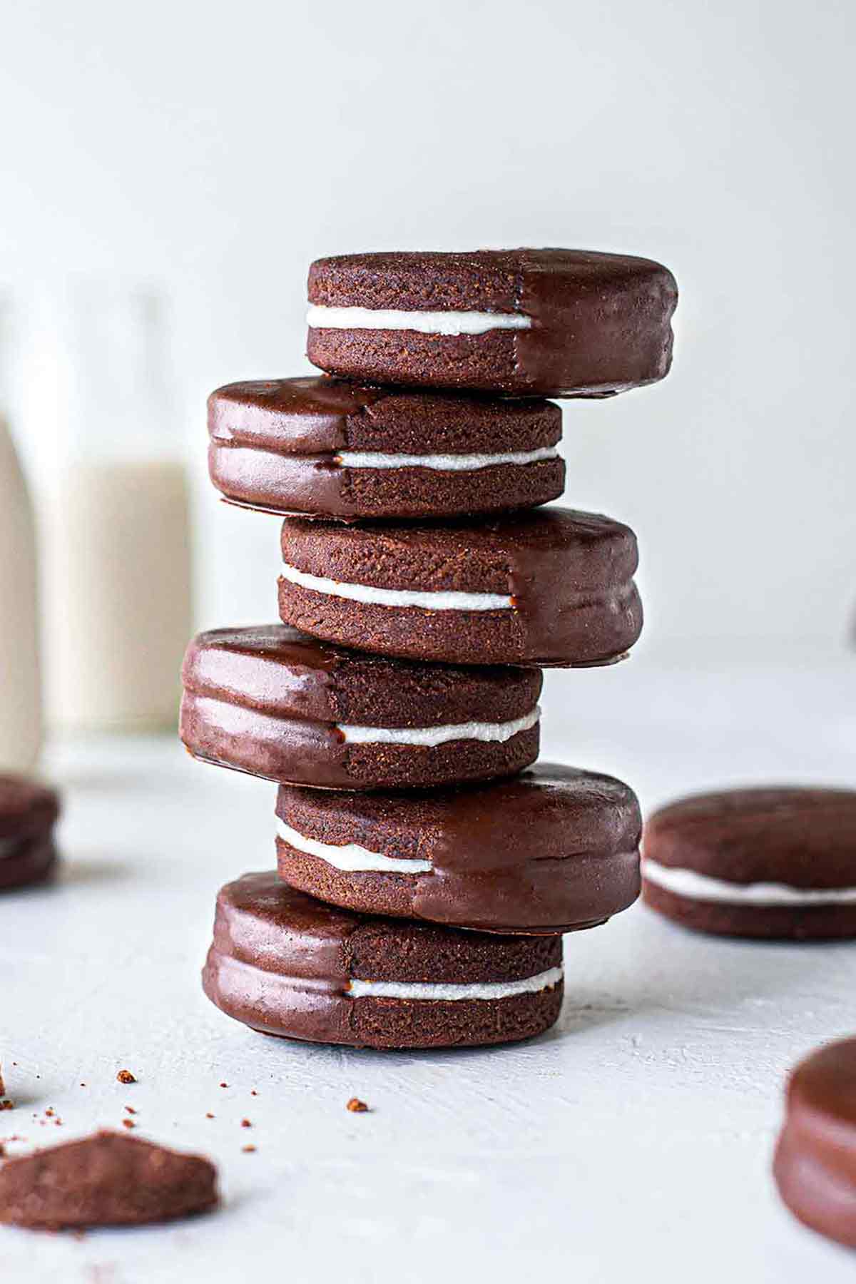 Vegan Mint Chocolate Cookies