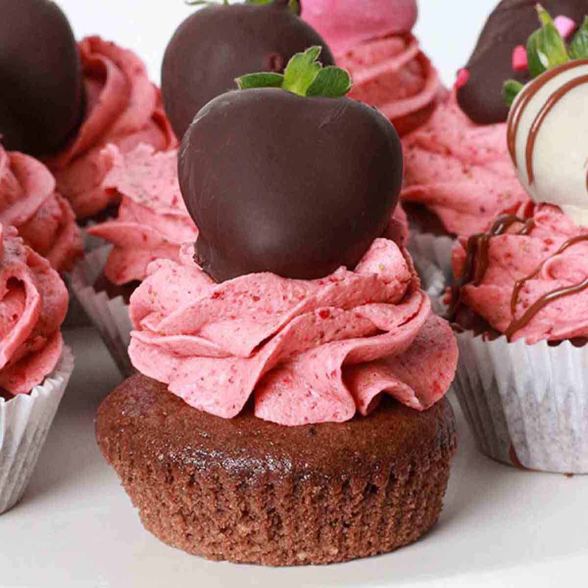 Vegan Valentines Cupcakes