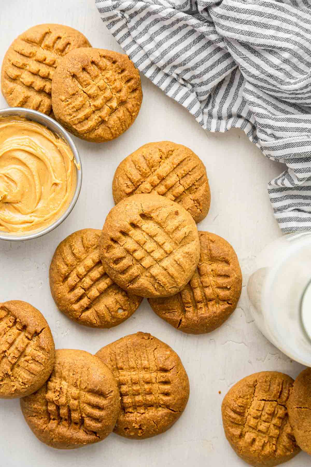 2 Ingredient Peanut Butter Cookies