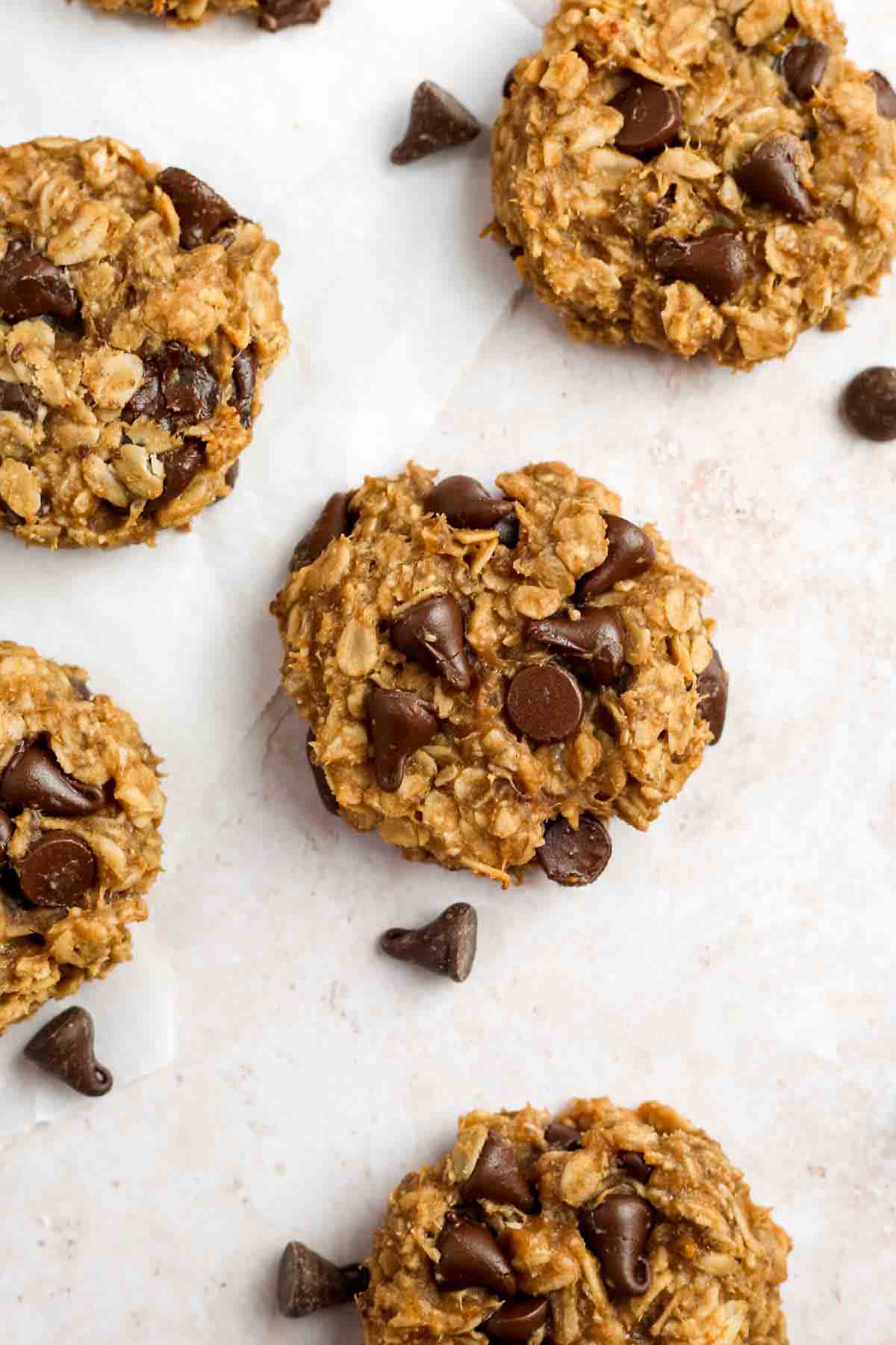 4 Ingredient Banana Oatmeal Cookies