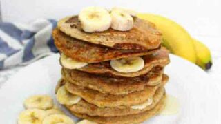 4 Ingredient Vegan Banana Pancakes Image