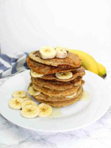 4 Ingredient Vegan Banana Pancakes Image