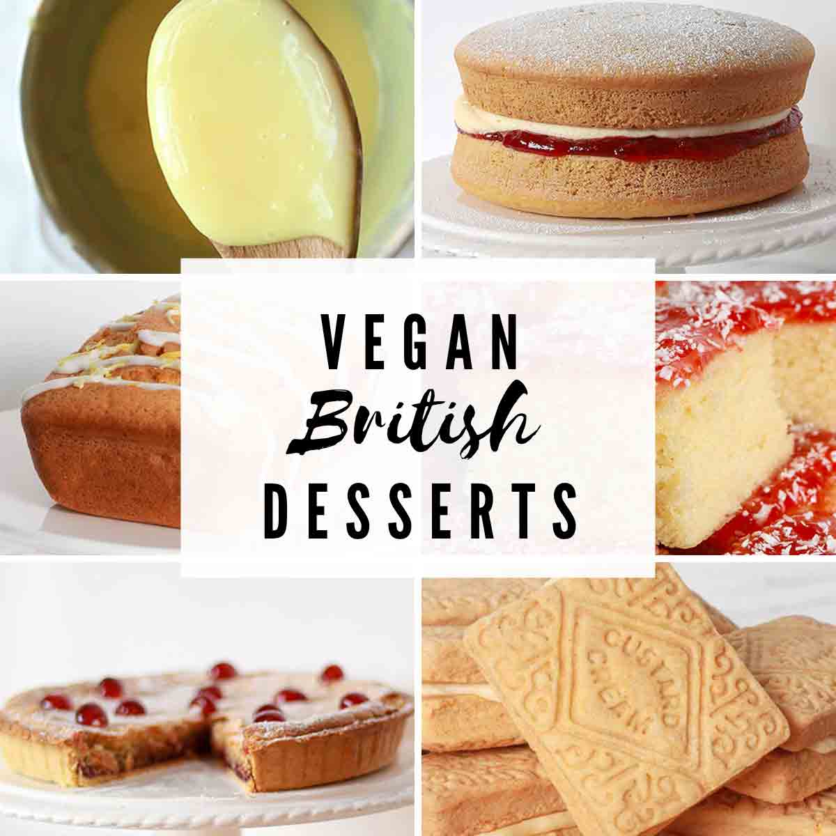6 Images Of Vegan British Desserts