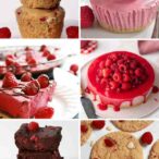 6 Images Of Vegan Raspberry Desserts