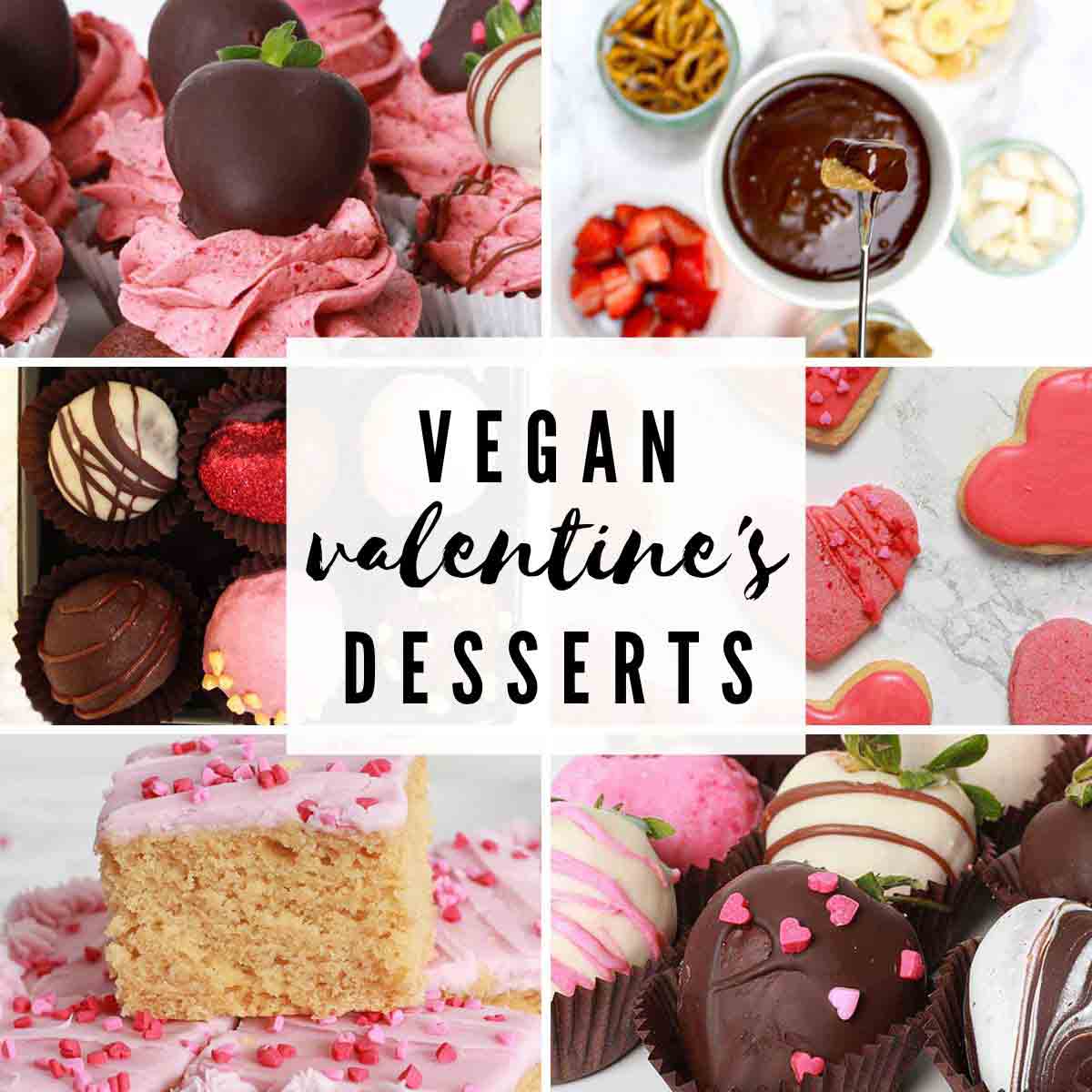 6 Images Of Vegan Valentines Desserts