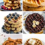 6 Images Of Vegan Waffles