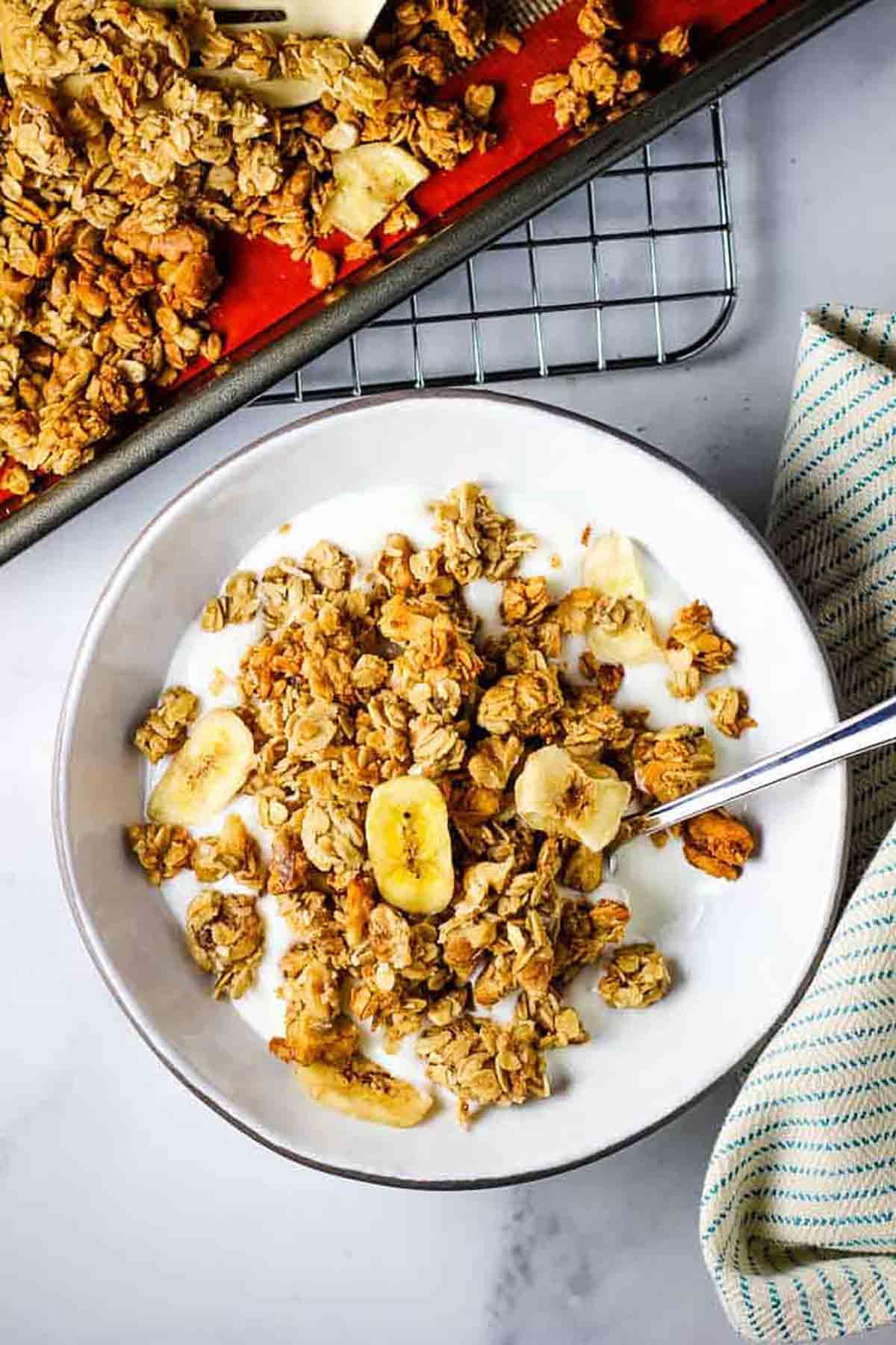 Banana Coconut Granola