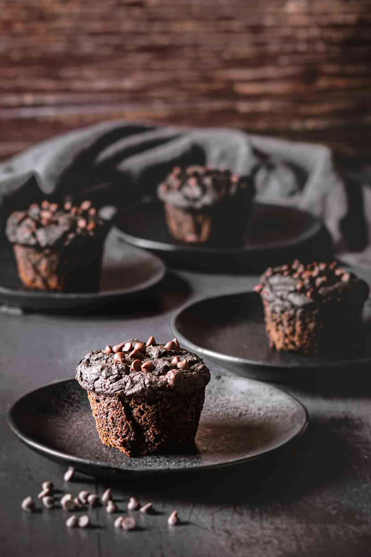Chocolate Sweet Potato Muffins