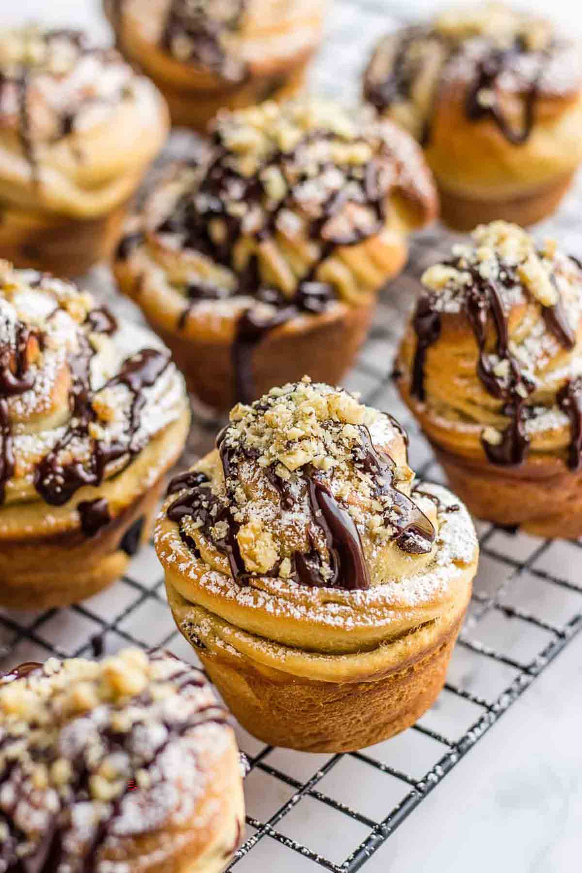 Vegan cruffins