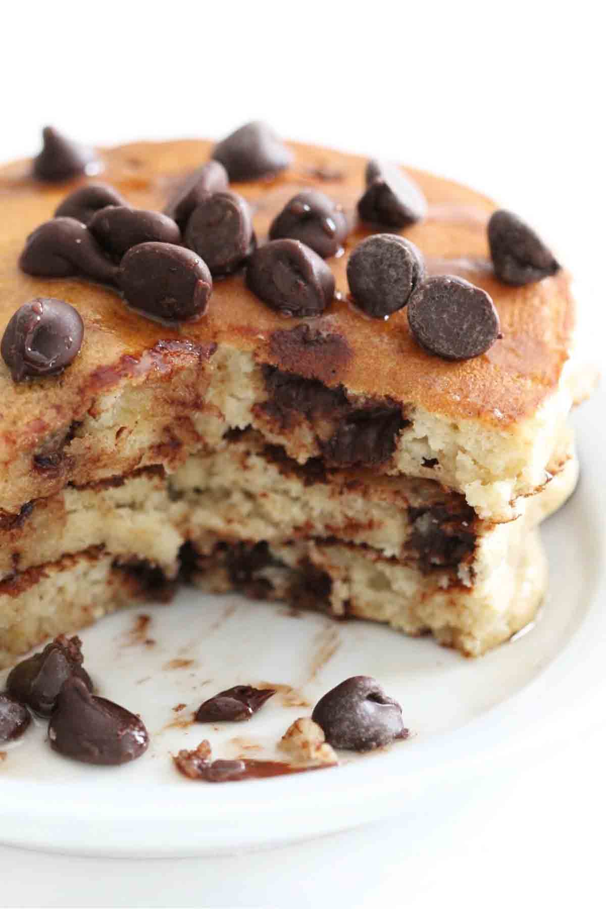 Gluten Free Chocolate Chip Pancakes