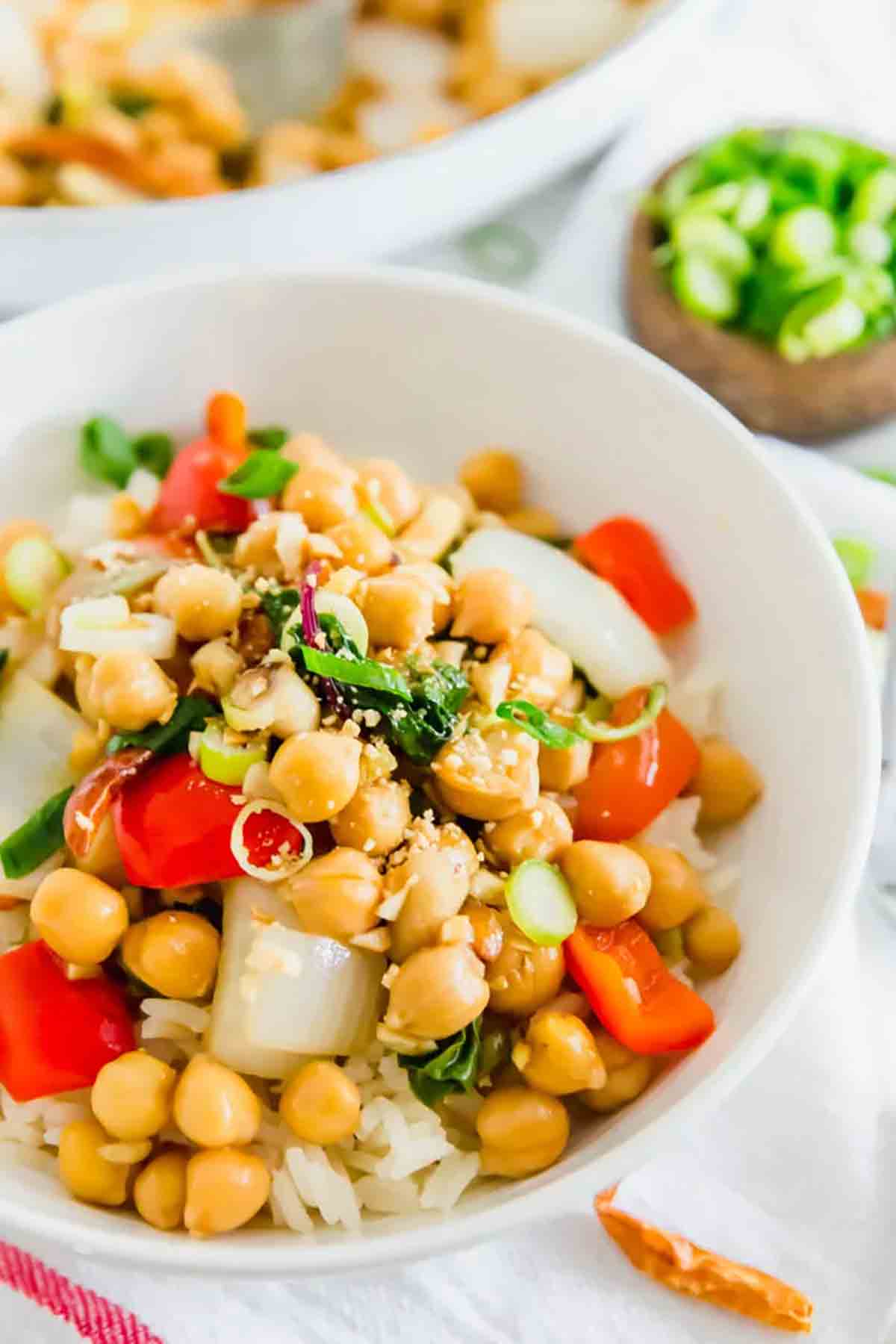 Kung Pao Chickpeas