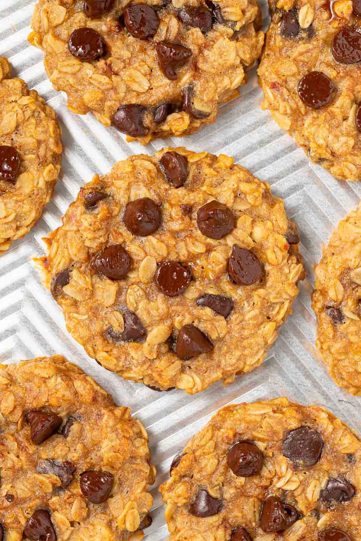 Peanut Butter Banana Oatmeal Cookies