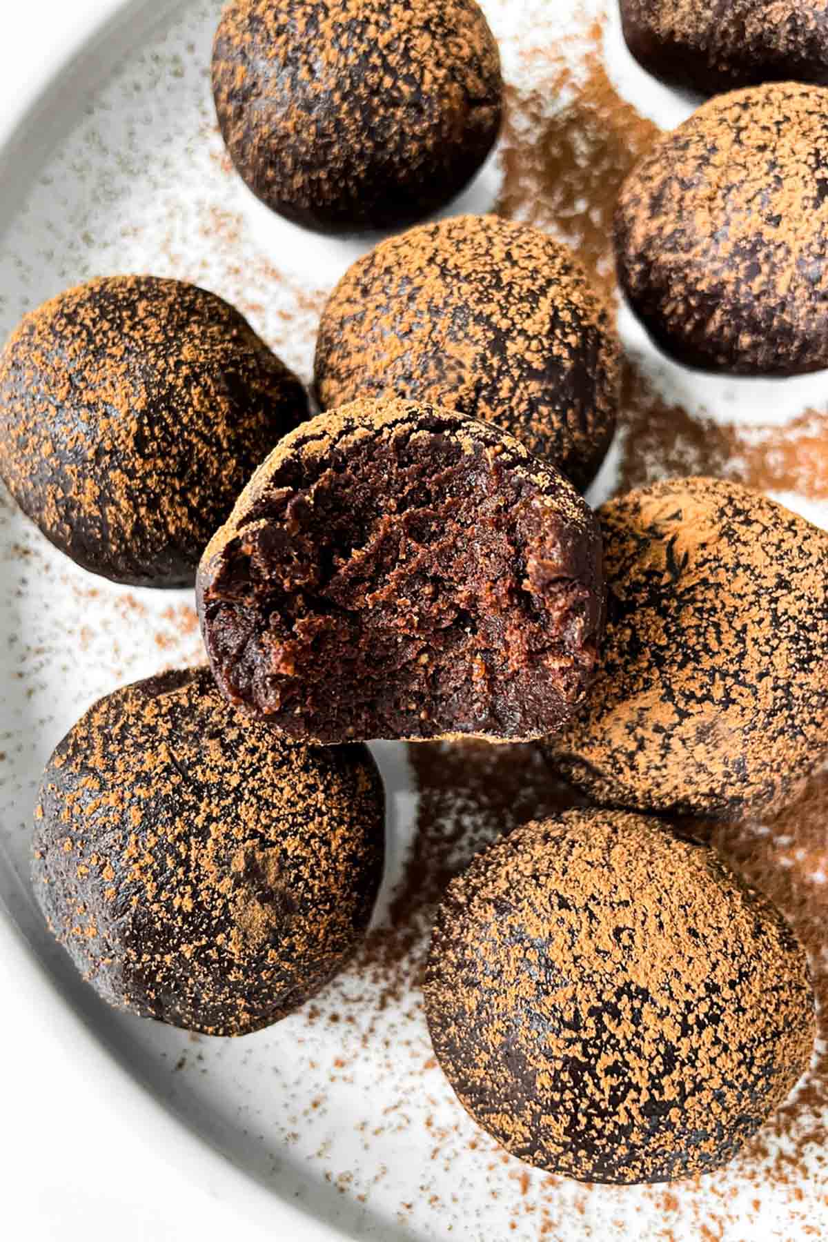 Vegan Brownie Truffles