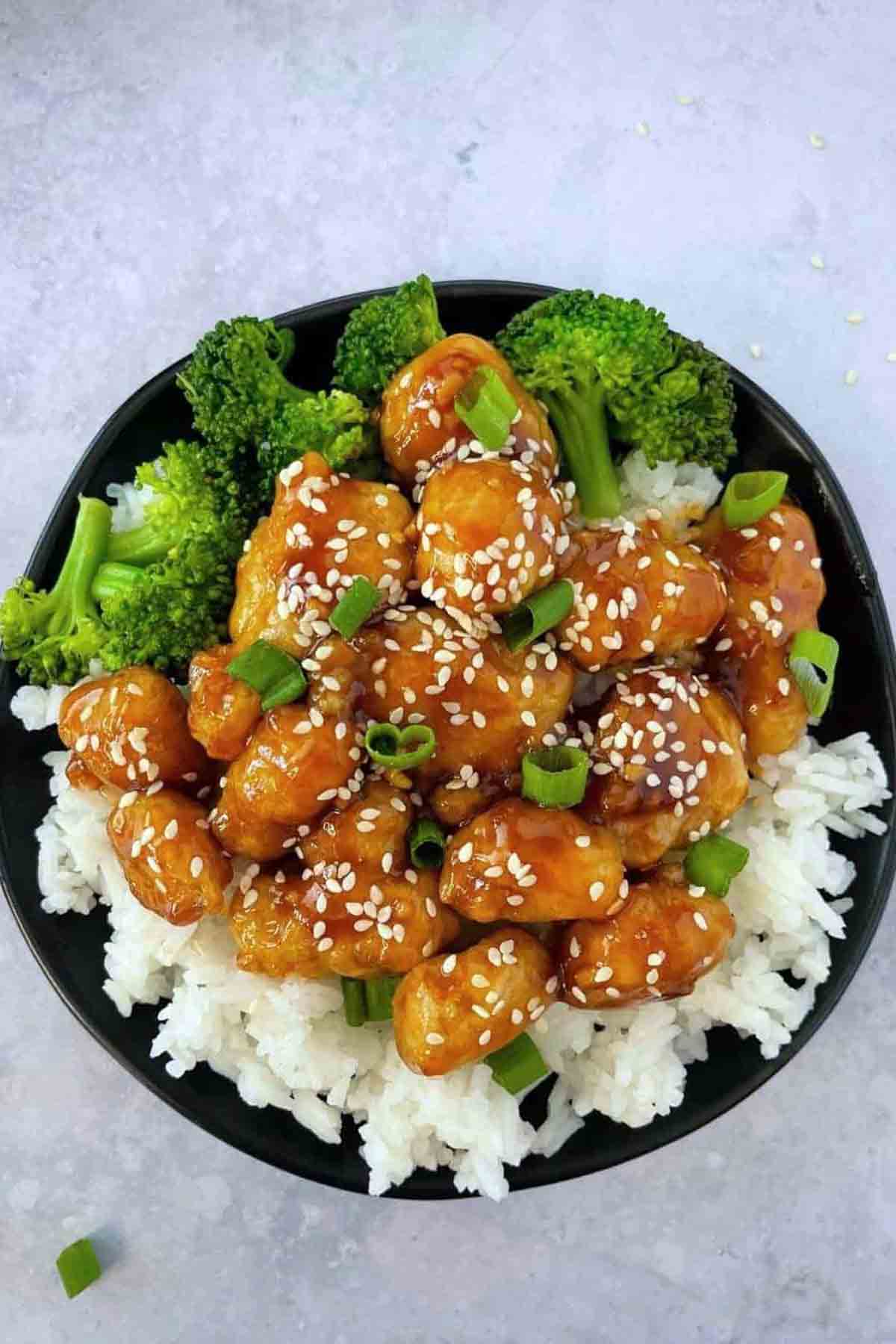 Vegan Sesame Chicken