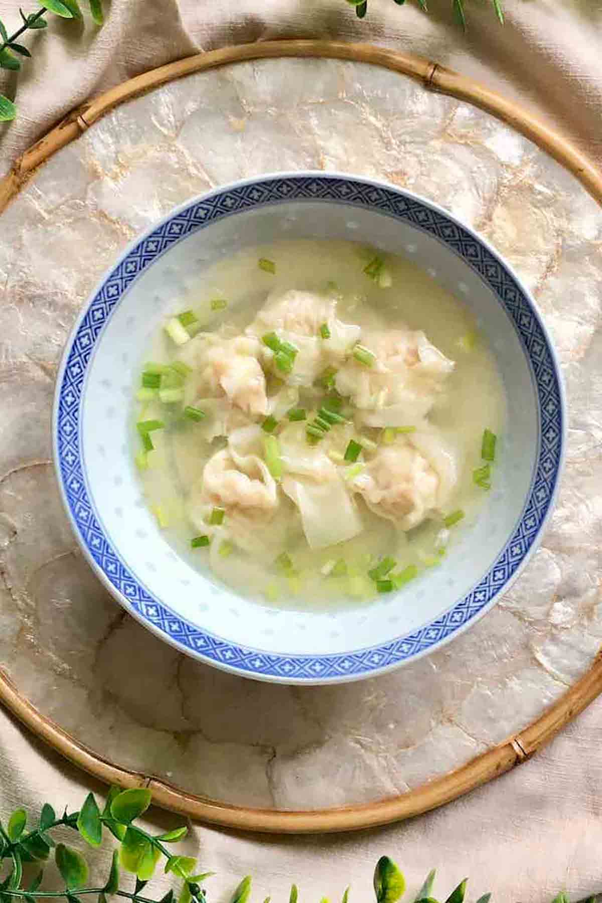 Wonton Soup for Chinese New Year