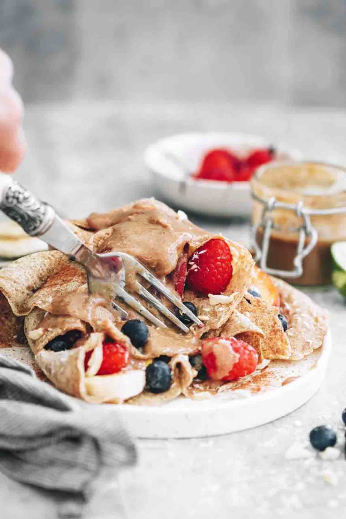 Almond Milk Crepes