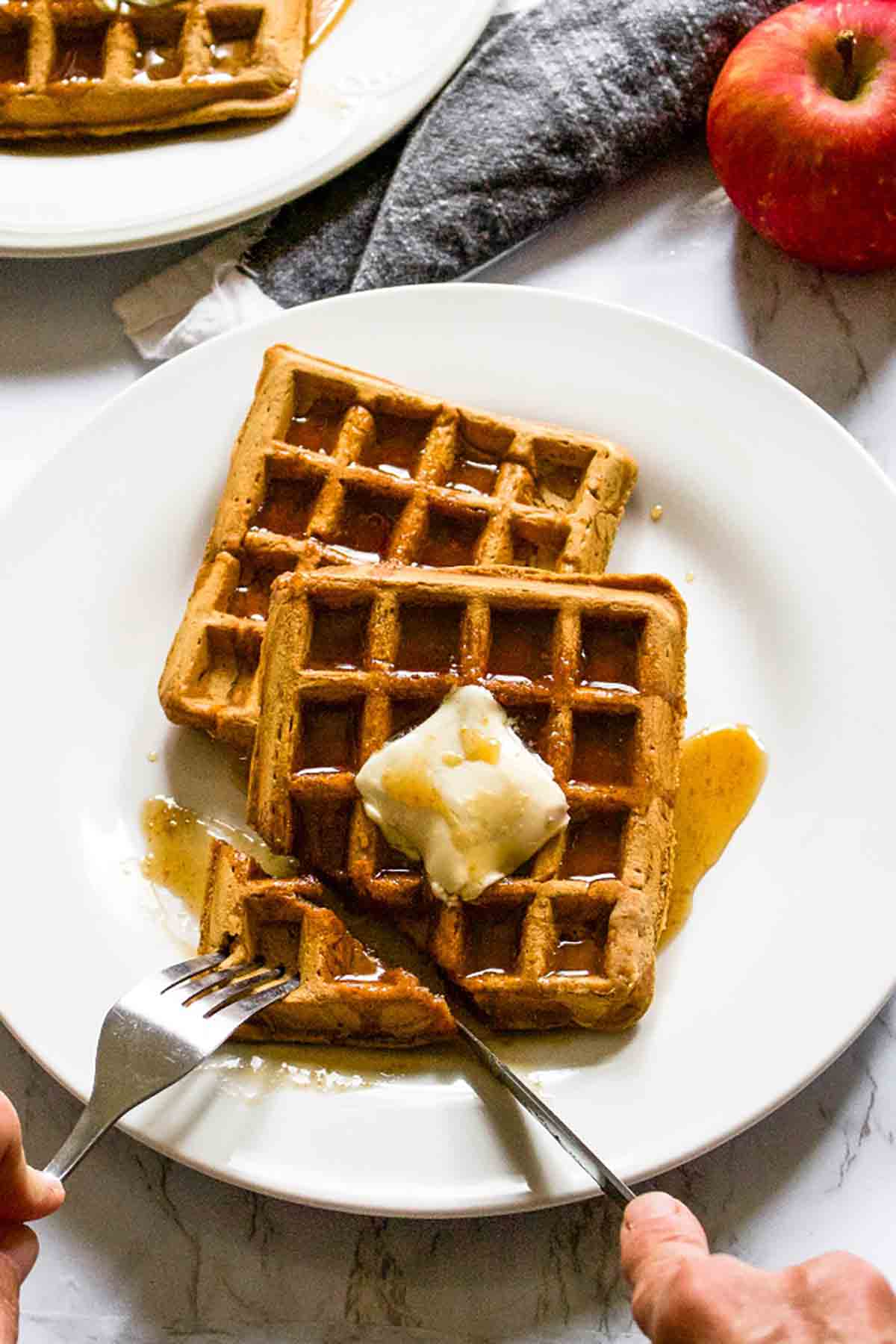 Apple Cider Waffles