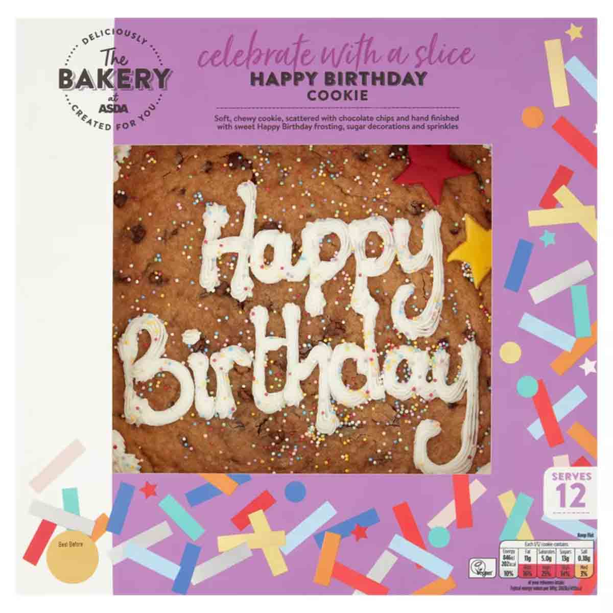 Asda Birthday Cookie