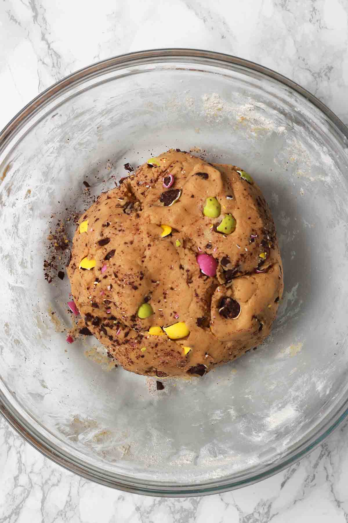 Ball Of Eggless Easter Cookie Dough