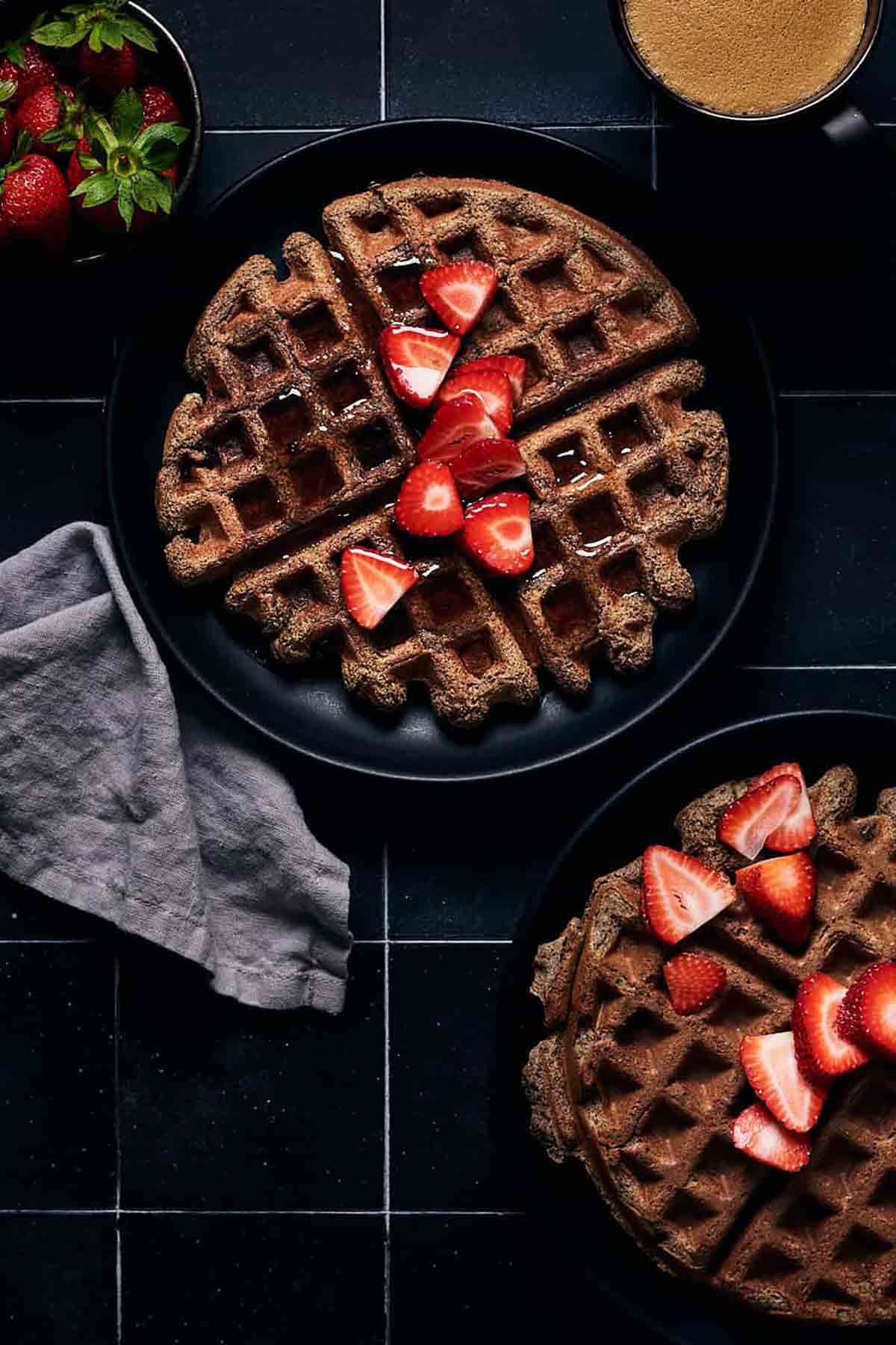 Buckwheat Banana Waffles