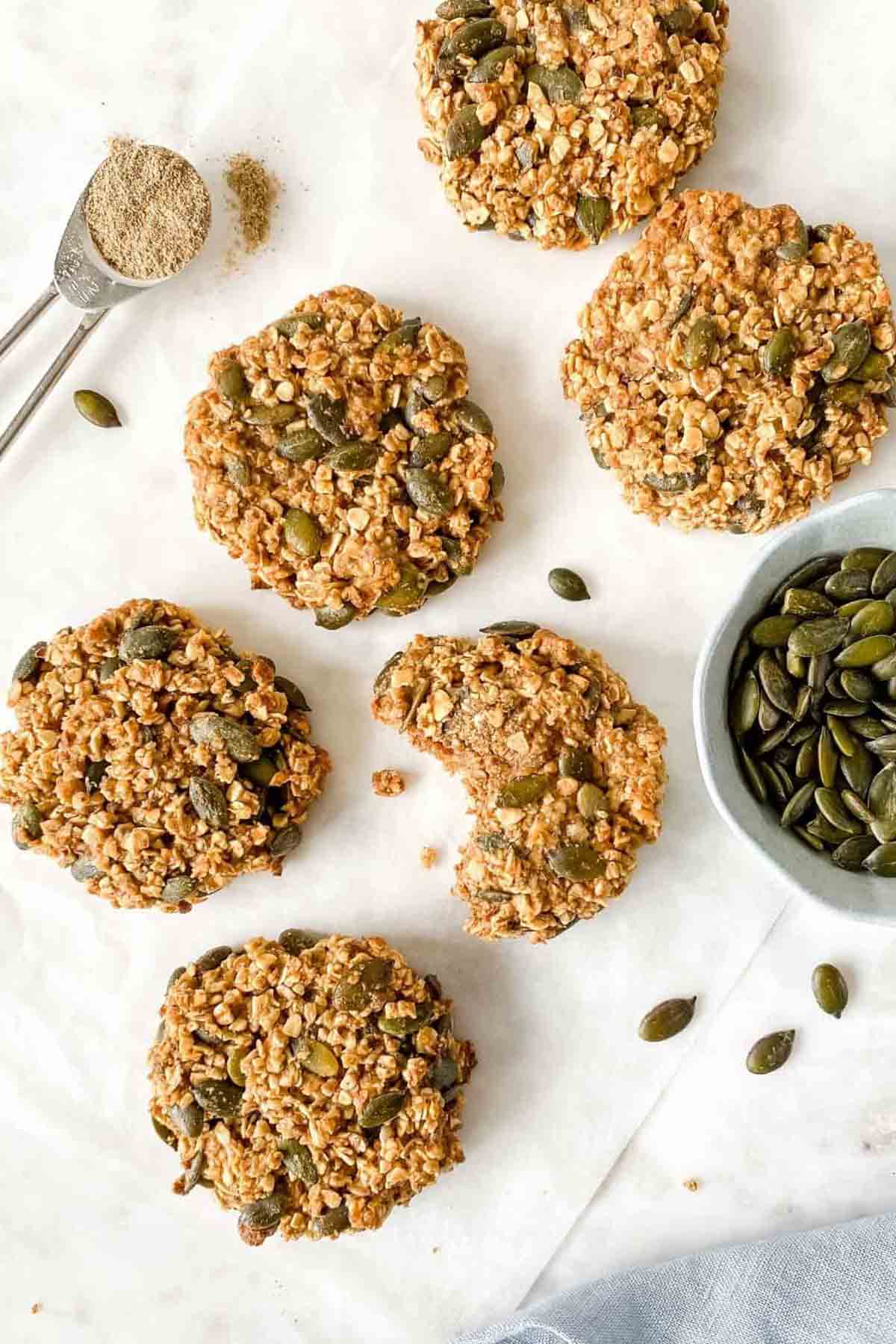 Cardamom Oatmeal Cookies