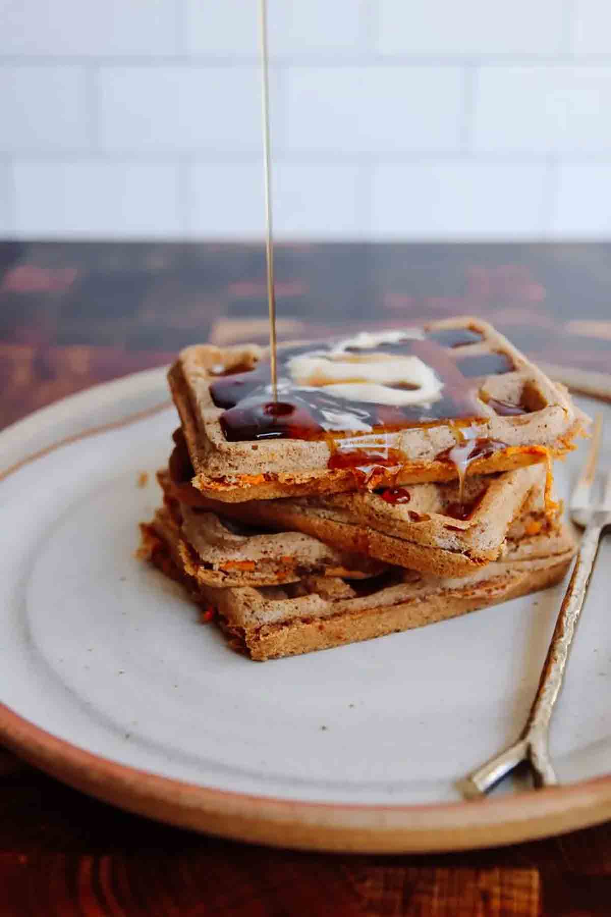 Carrot Spelt Waffles