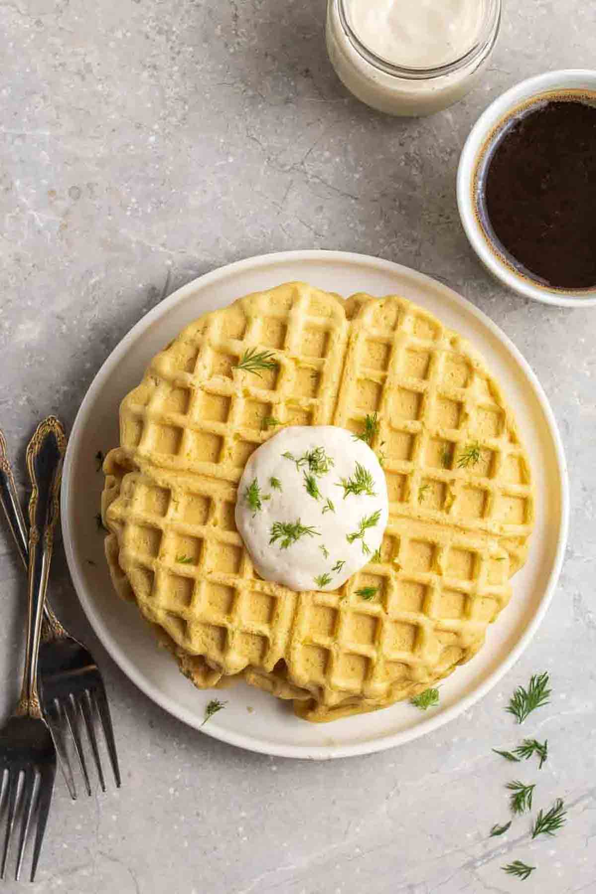 Chickpea Vegan Waffles 