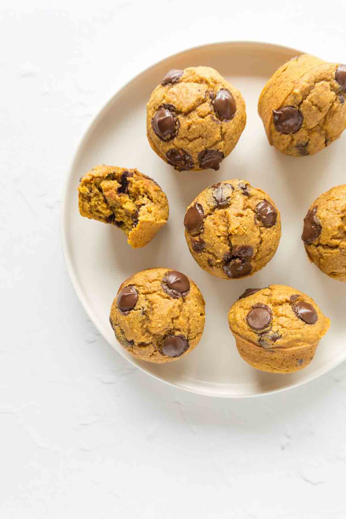 Choc Chip Pumpkin Muffins With Oats