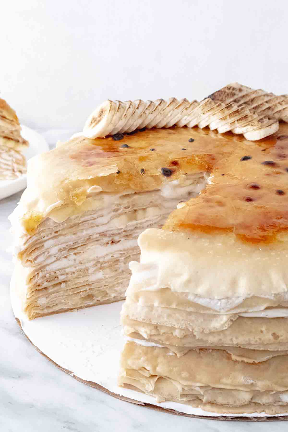 Creme Brulee Crepe Cake