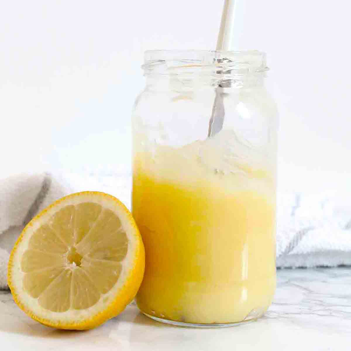 Vegan Lemon Curd In A Jar