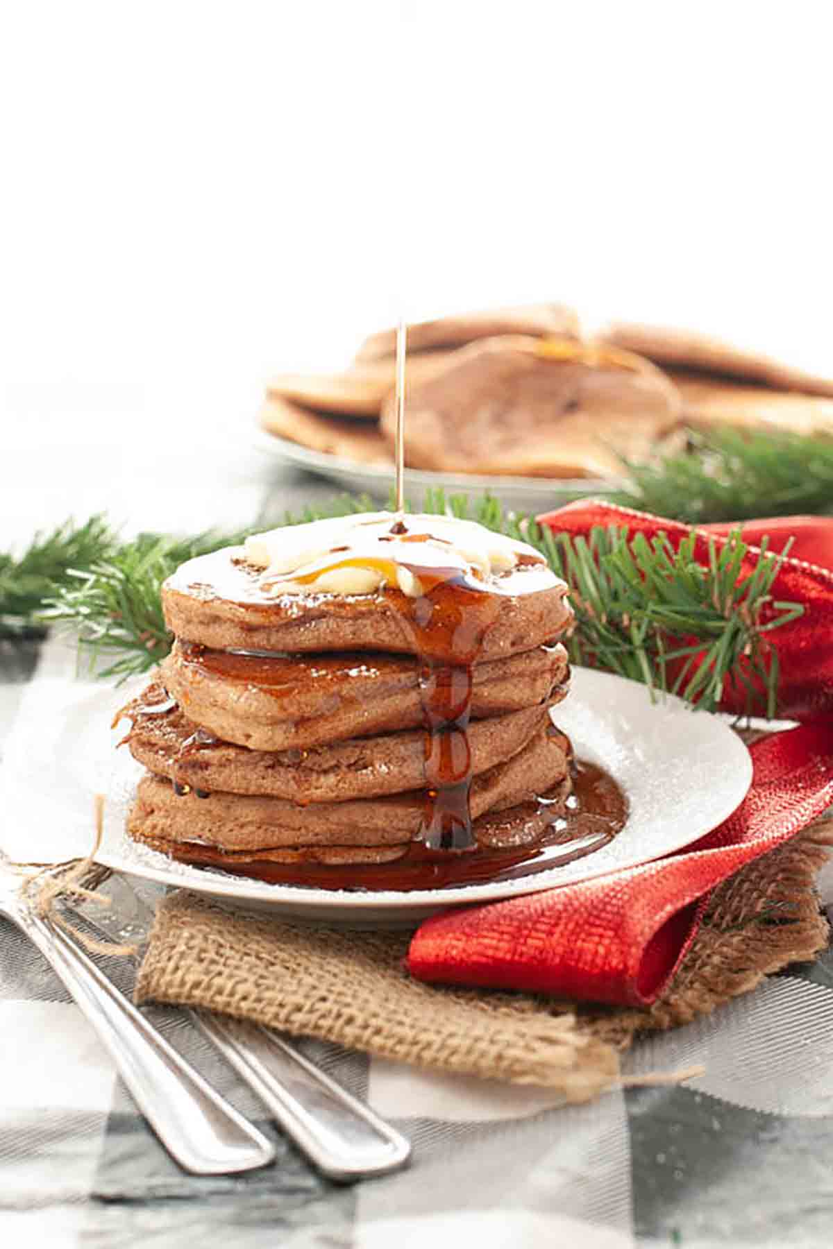 Gingerbread Pancakes for pancake day