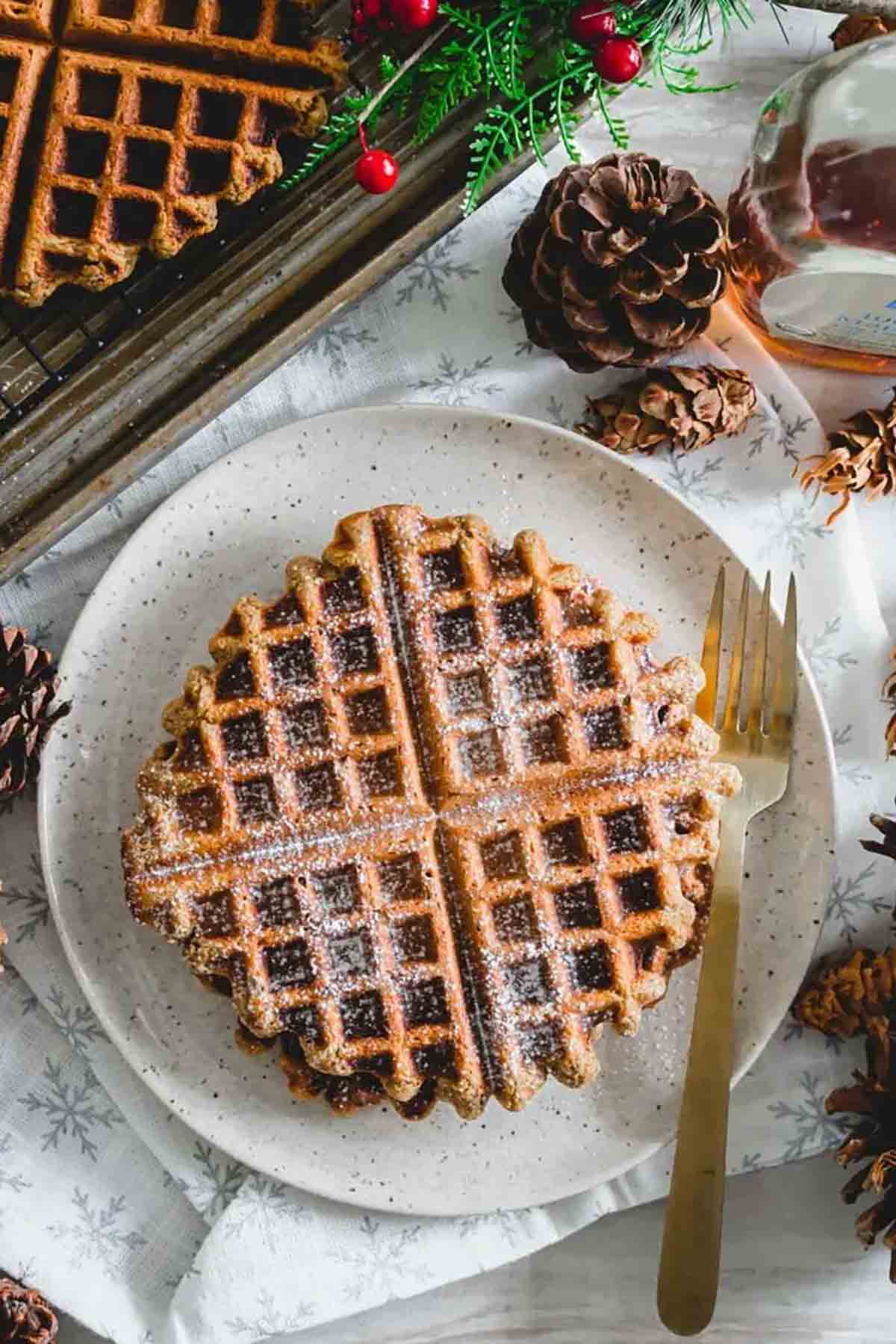 Gingerbread Waffles