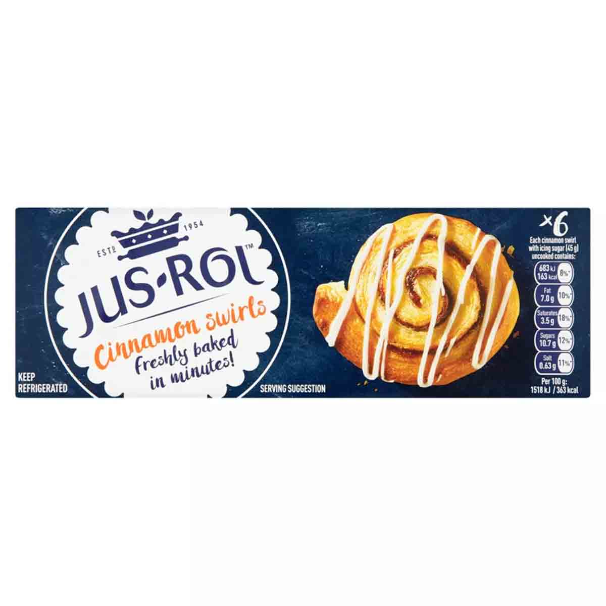 Just Rol Cinnamon Swirls