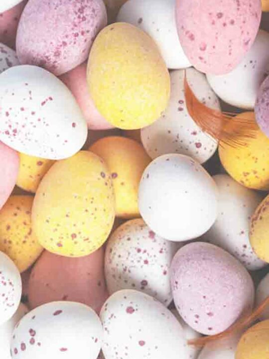 Lots Of Mini Eggs In Different Colours