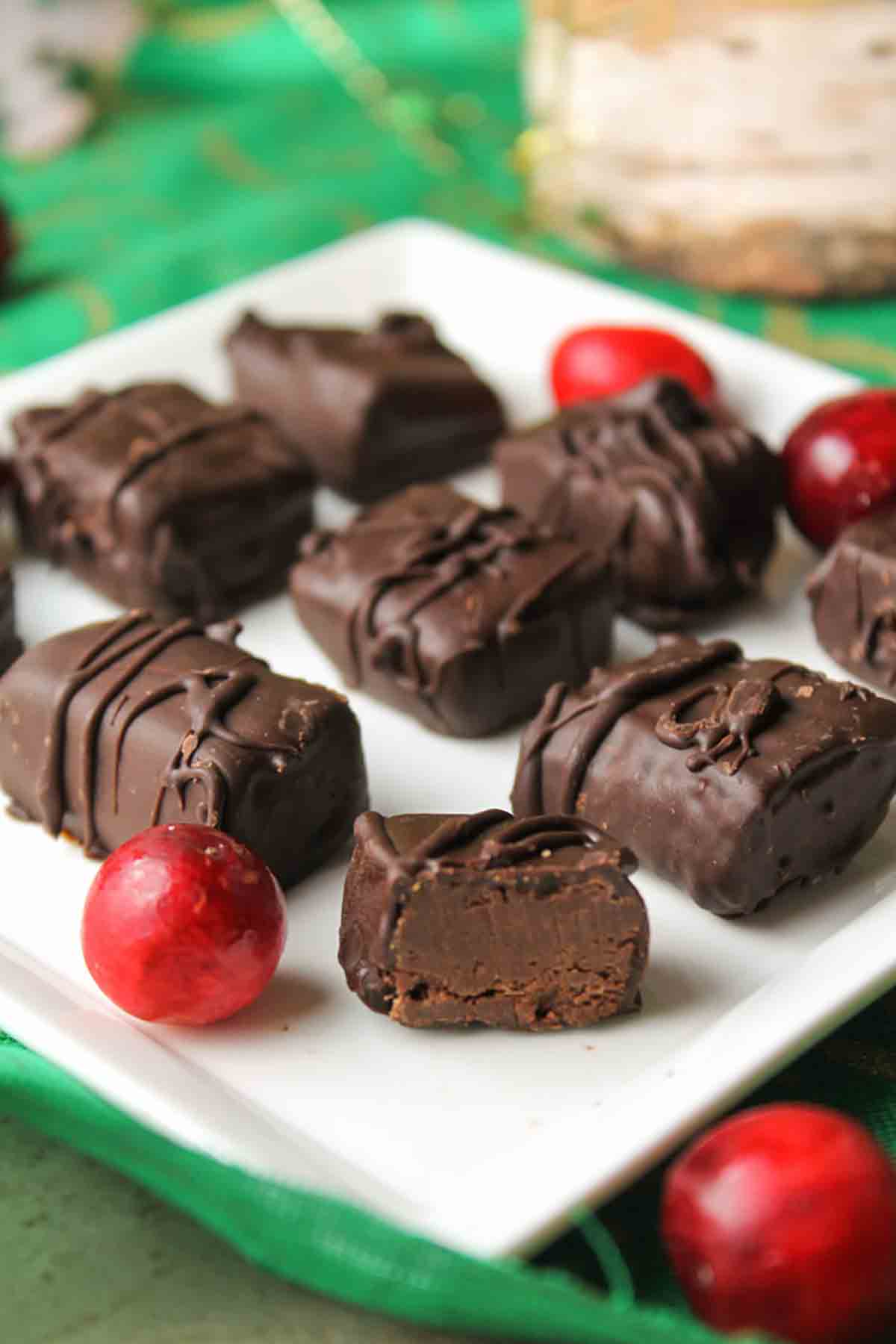 Mint Chocolate Truffles