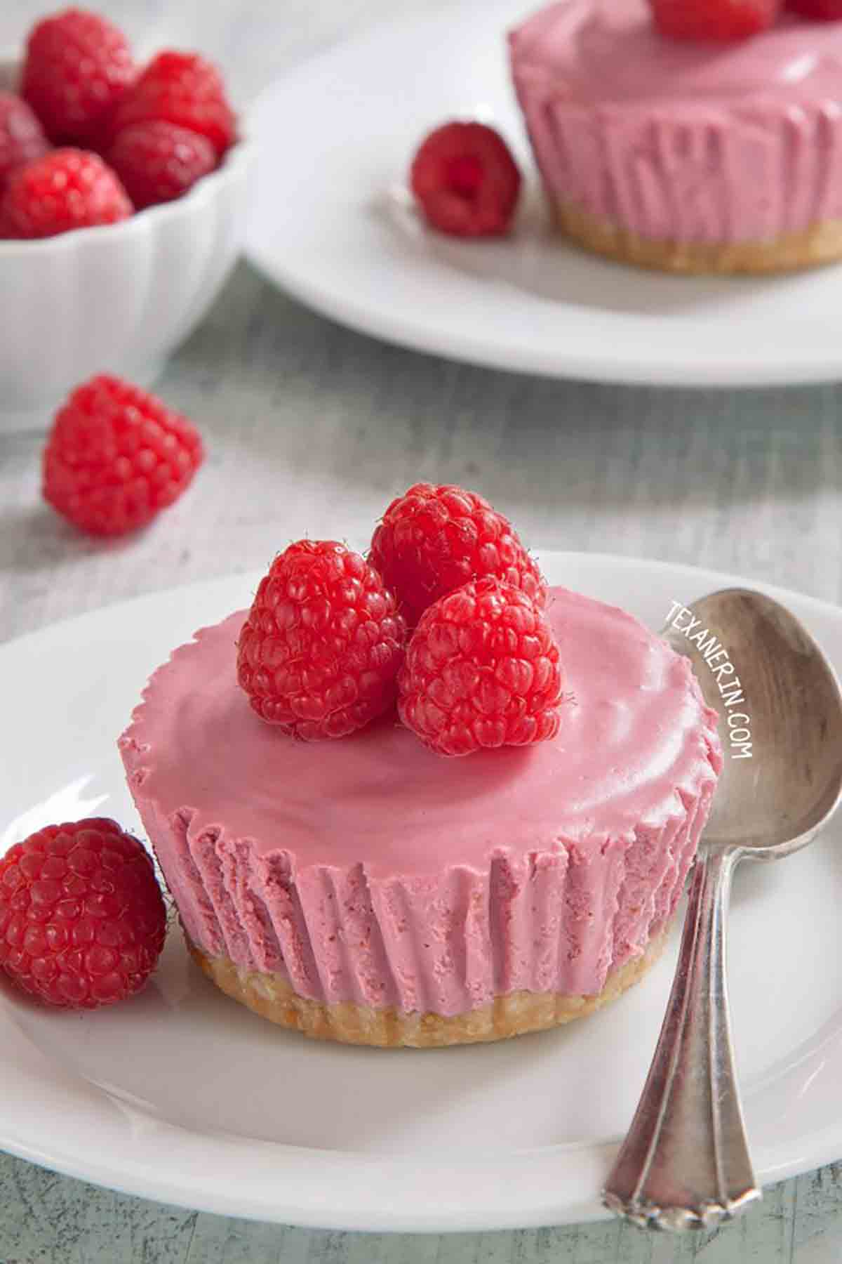 Paleo Raspberry Cream Pies