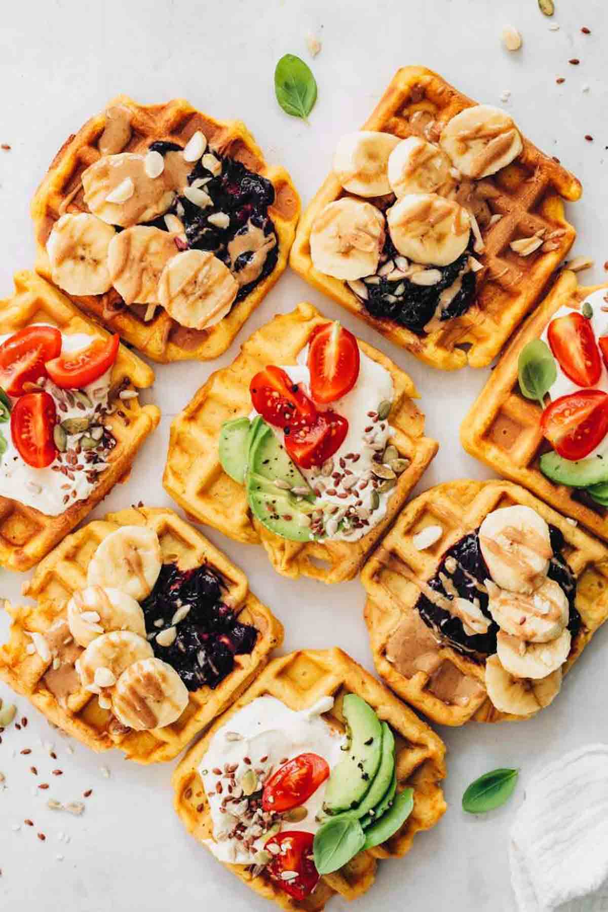 Savoury Pumpkin Waffles