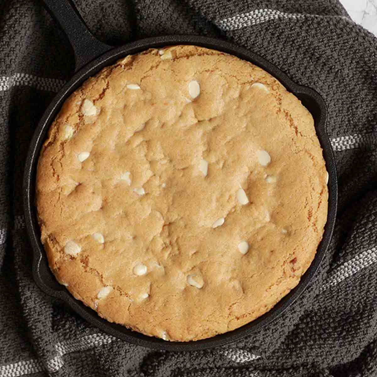 Skillet Cookie Fresh Out Of The Oven