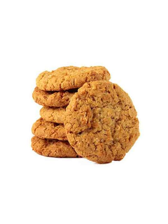 Stack Of Vegan Hobnob Biscuits